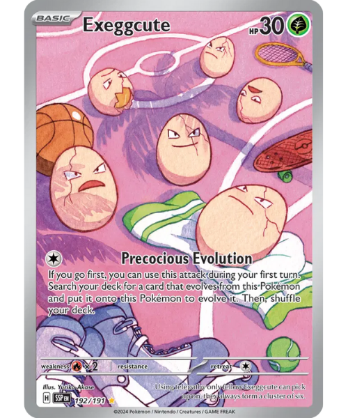 Scarlet & Violet Surging Sparks 192/191 - Exeggcute [Illustration Rare]