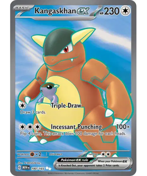 Scarlet & Violet 151 190/165- Kangaskhan ex [Ultra Rare]