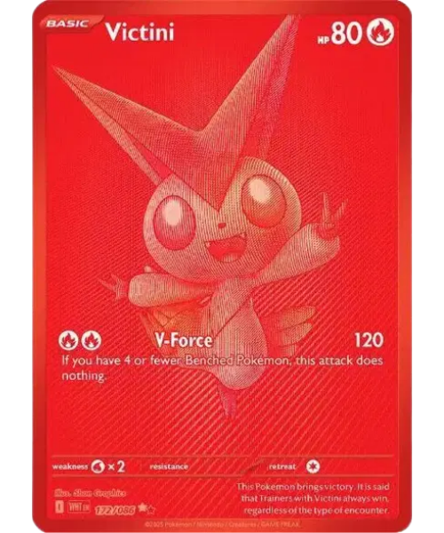 Scarlet & Violet White Flare 172/086 - Victini [Black White Rare]