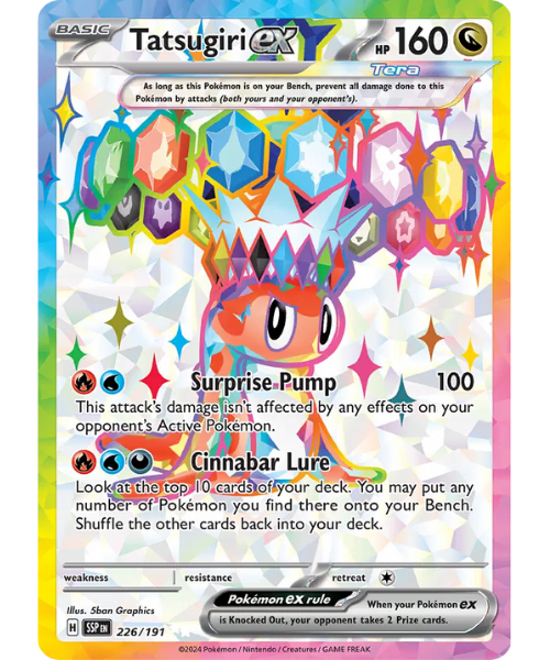 Scarlet & Violet Surging Sparks 226/191 - Tatsugiri ex [Ultra Rare]