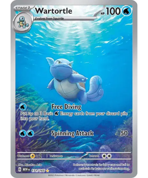 Scarlet & Violet 151 171/165 - Wartortle [Illustration Rare]