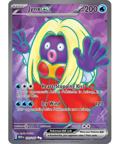 Scarlet & Violet 151 191/165- Jynx ex [Ultra Rare]