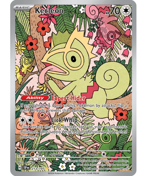 Scarlet & Violet Surging Sparks 213/191 - Kecleon [Illustration Rare]