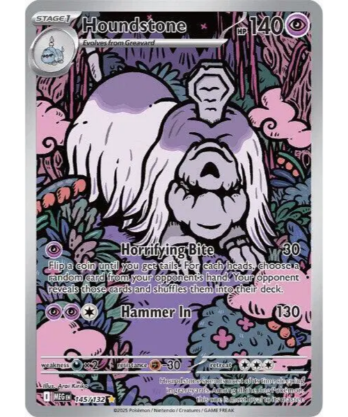 Mega Evolution Base 145/132 - Houndstone [Illustration Rare]