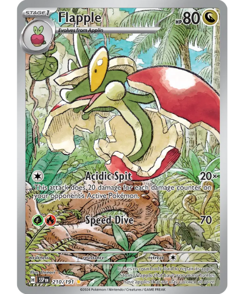 Scarlet & Violet Surging Sparks 210/191 - Flapple [Illustration Rare]
