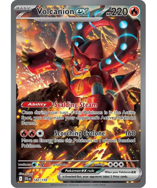 Scarlet & Violet - Journey Together 182/159 - Volcanion ex [Special Illustration Rare]