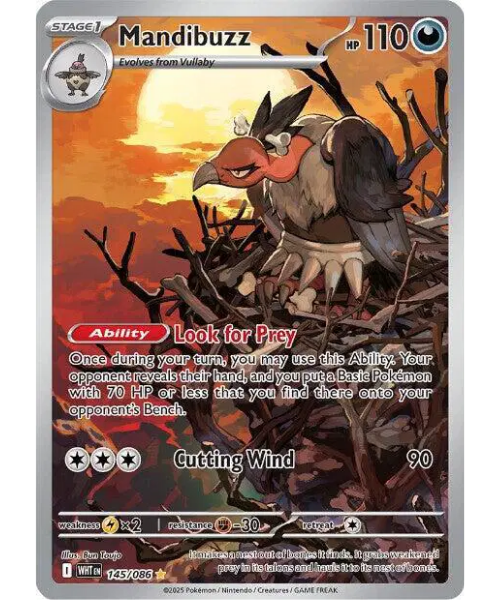 Scarlet & Violet White Flare 145/086 - Mandibuzz [Illustration Rare]