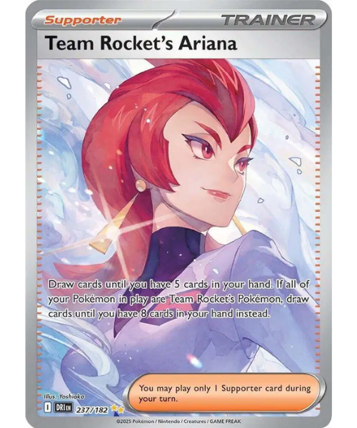 Scarlet & Violet - Destined Rivals 237/182 - Team Rocket's Ariana [Special Illustration Rare]