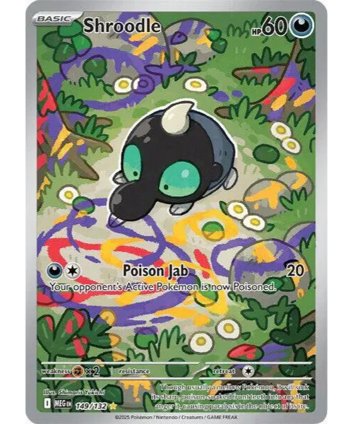 Mega Evolution Base 149/132 - Shroodle [Illustration Rare]