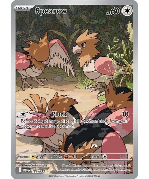 Mega Evolution Base 151/132 - Spearow [Illustration Rare]