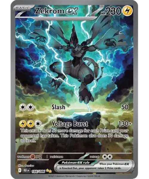 Scarlet & Violet - Black Bolt 166/086 - Zekrom ex  [Special Illustration Rare]