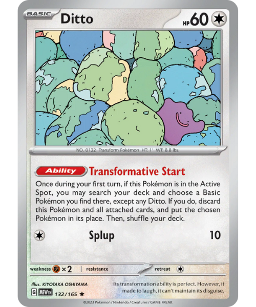 Scarlet & Violet 151 132/165 - Ditto [Rare]