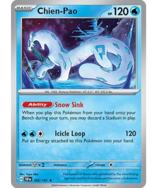 Chien-Pao - Rare 056/191 [Scarlet & Violet Surging Sparks]