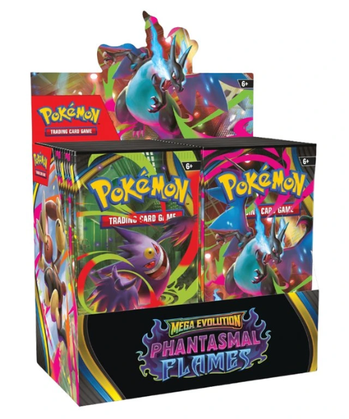 Pokémon TCG - Mega Evolution ME02 - Phantasmal Flames - Booster Box