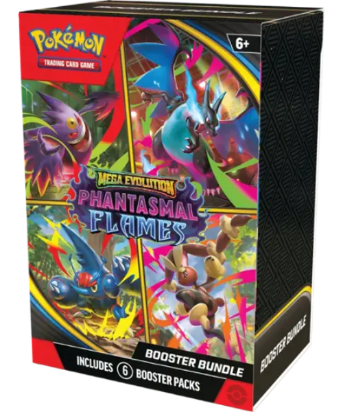 Pokémon TCG - Mega Evolution ME02 - Phantasmal Flames - Booster Bundle