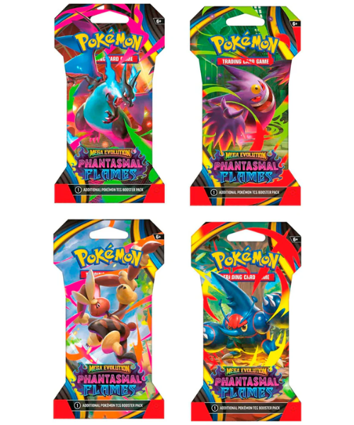 Pokémon TCG - Mega Evolution ME02 - Phantasmal Flames - Sleeved Blister Pack
