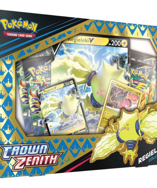 Pokemon TCG Crown Zenith Regieleki V Collection Box