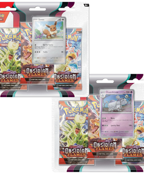 Pokemon TCG Scarlet & Violet Obsidian Flames 3-Pack Blister
