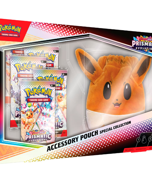 Pokemon TCG Prismatic Evolutions Special Collection Accessory Pouch