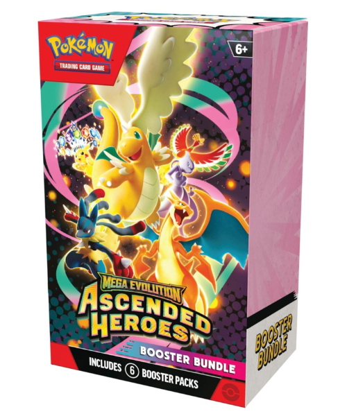 Pokémon TCG - Mega Evolution ME2.5 - Ascended Heroes - Booster Bundle *Limit 4 per household