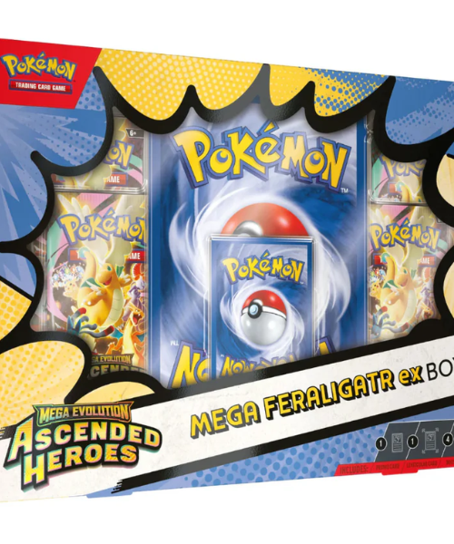 Pokémon TCG - Mega Evolution ME2.5 - Ascended Heroes - Mega Feraligatr Mega Ex Box