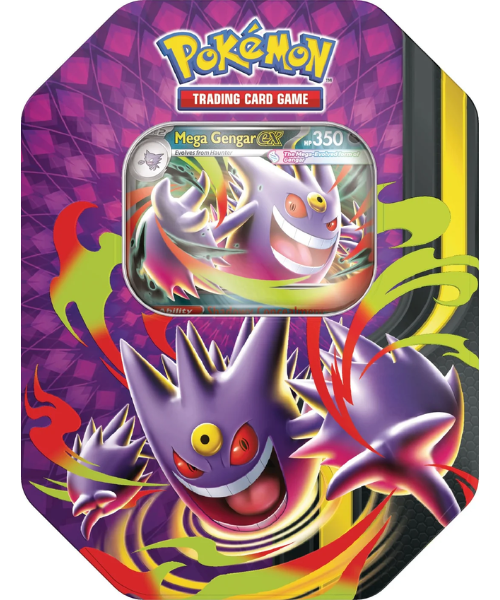 Pokémon TCG - Mega Moonlit Tin - Mega Gengar EX