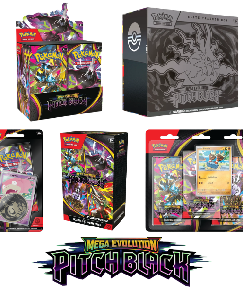 Pokémon TCG - Mega Evolution ME05 - Pitch Black Collector's Bundle [Pre-Order] *Limit 1 per household