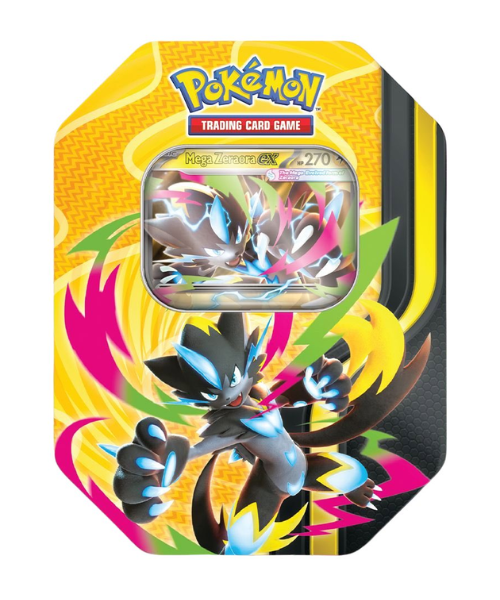 Pokémon TCG - Mega Forces Tin - Mega Zeraora EX [Pre-Order] *Limit 1pc per household