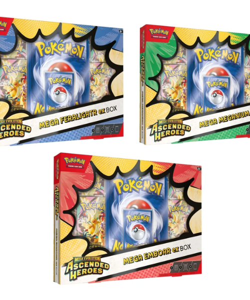Pokémon TCG - Mega Evolution ME2.5 - Ascended Heroes - Mega Ex Box Wave 2 [Pre-Order] *Limit 1 of each