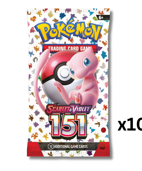 Pokémon TCG Scarlet & Violet 151 Booster Pack Bundle of 10 Packs