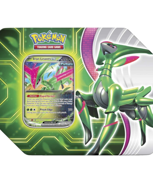 Pokemon Paradox Clash Tin Iron Leaves Ex 2024