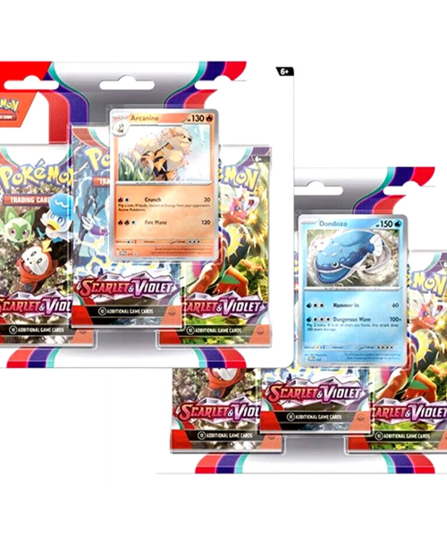 Pokemon Scarlet & Violet Base 3-Pack Blister